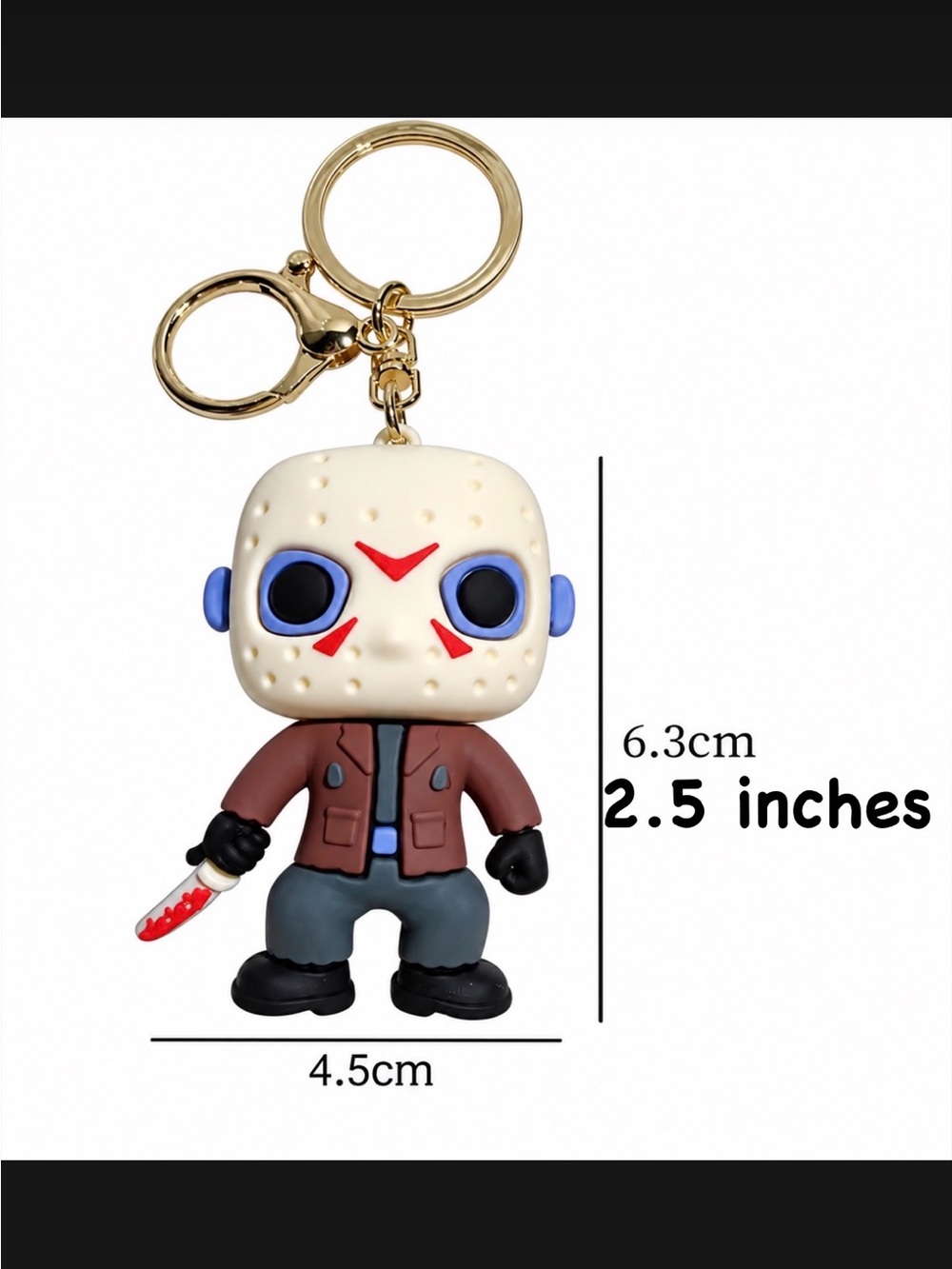 Choose 1: Horror Character Keychain or Bag charm - Picture 3 of 3